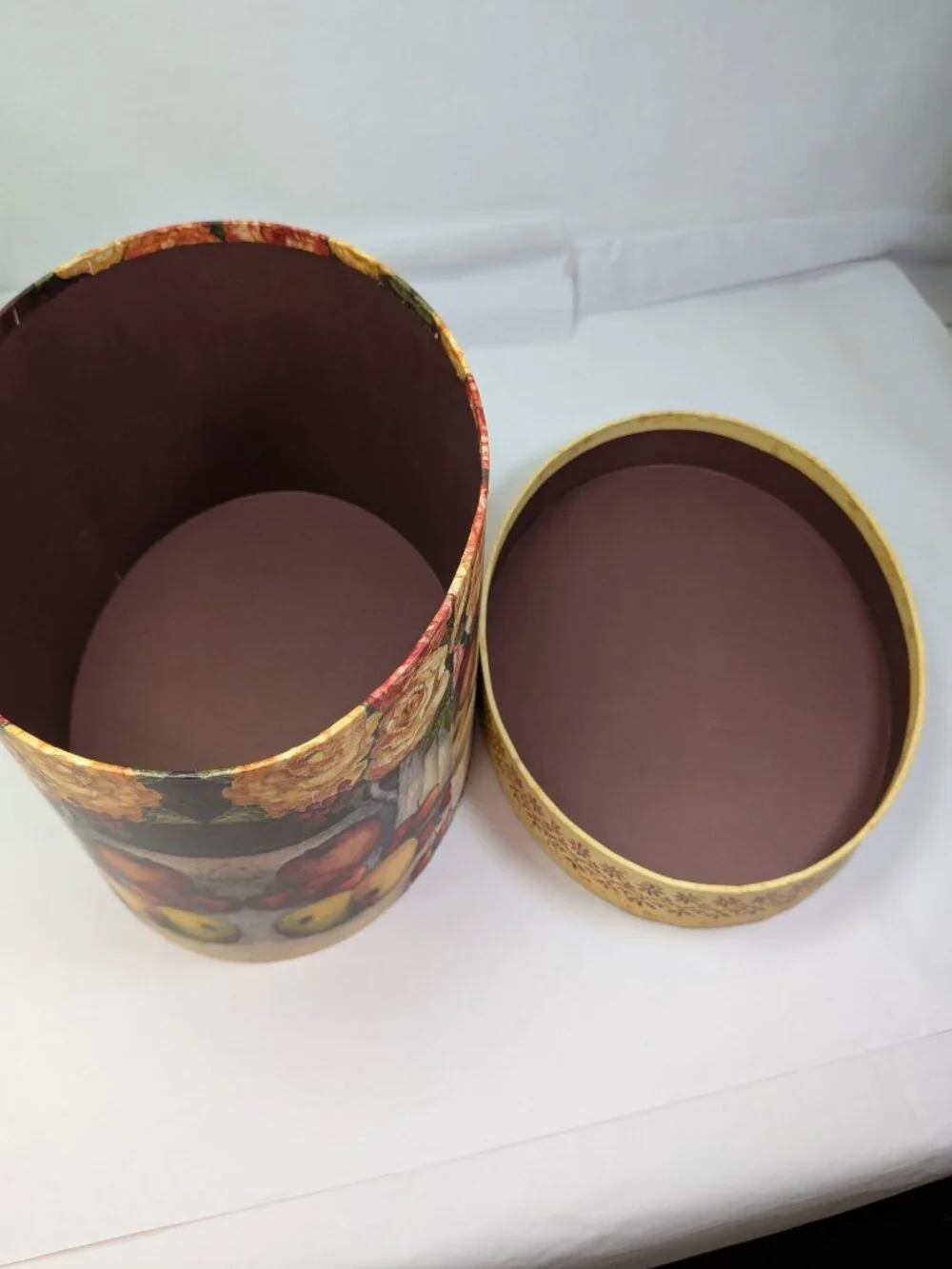 Vintage Bobs Boxes Lang Anna Krajewski Nesting Storage Oval Fruit 3 Boxes LANG